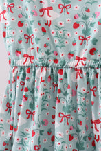 Starwberry goose print women dress - ARIA KIDS