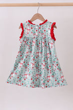 Strawberry Goose Ruffle Ruffle Dress