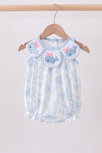 Blue Whale Embroidered Bubble