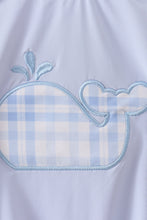 Blue Whale Applique One-Piece Swimsuit
