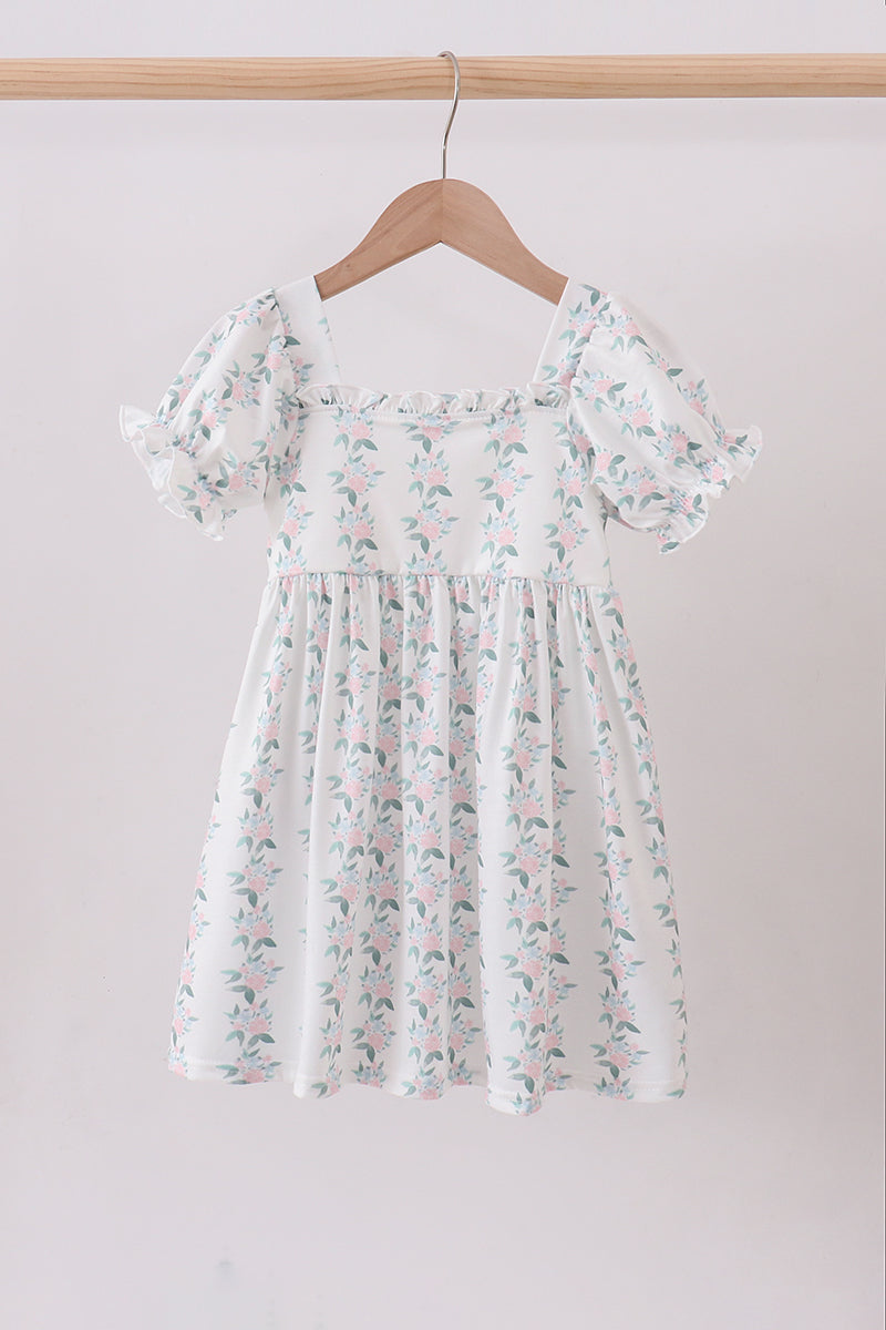 Floral print mom&me dress - ARIA KIDS
