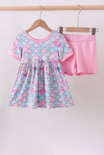 Mermaid bamboo pajama set