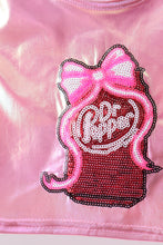 Pepper Pink sequin bow skort set - ARIA KIDS