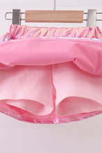 Pepper Pink sequin bow skort set - ARIA KIDS