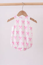 Pink Bow Goose Applique Bubble