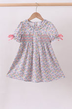 Summer garden smocked ruffle dress - ARIA KIDS