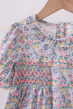 Summer garden smocked ruffle dress - ARIA KIDS