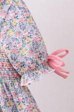 Summer garden smocked ruffle dress - ARIA KIDS