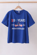 Blue 250 Years flag family top - ARIA KIDS