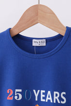 Blue 250 Years flag family top - ARIA KIDS
