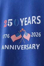 Blue 250 Years flag family top - ARIA KIDS