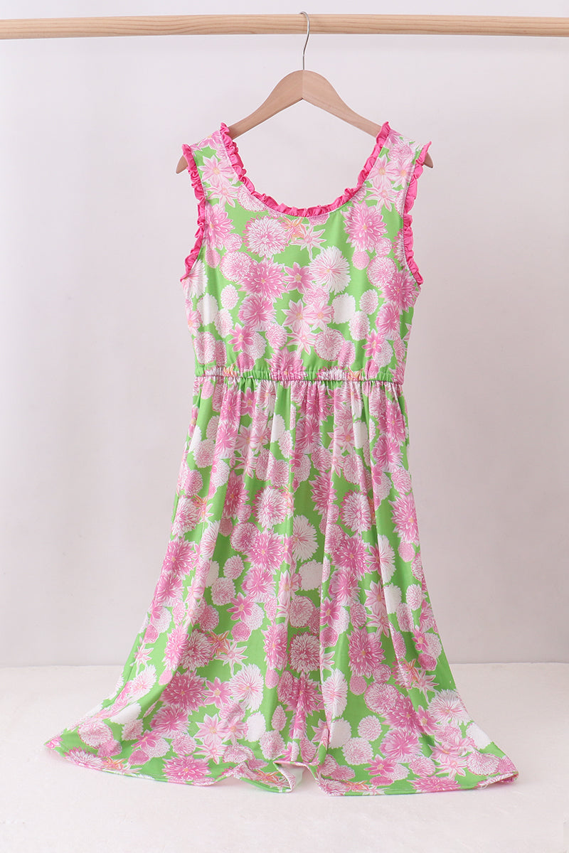 Pink floral dress - ARIA KIDS