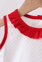 Red star applique ruffle bloomer set - ARIA KIDS