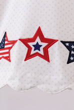 Red star applique ruffle bloomer set - ARIA KIDS