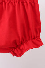 Red star applique ruffle bloomer set - ARIA KIDS