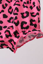 Black let's go girl boots leopard bloomer set - ARIA KIDS