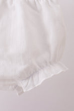Pink bow smocked bloomer set - ARIA KIDS
