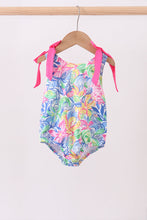 Tropical floral print swimsuit - ARIA KIDS