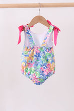 Tropical floral print swimsuit - ARIA KIDS