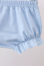 Green lemon smocked bow bloomer set - ARIA KIDS