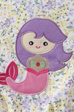 Floral mermaid applique rashguard - ARIA KIDS