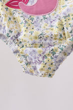 Floral mermaid applique rashguard - ARIA KIDS