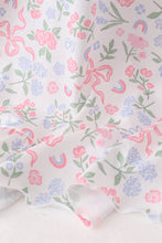 Pink floral smocked mom dress - ARIA KIDS