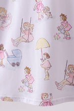 Pink all day adventure bamboo dress - ARIA KIDS