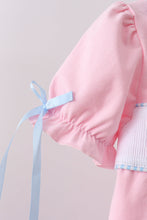 Pink carousel smocked ruffle skorts set - ARIA KIDS
