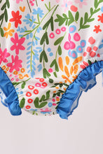 Summer floral print ruffle rashguard - ARIA KIDS