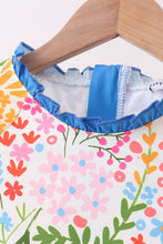 Summer floral print ruffle 2pc swimsuit - ARIA KIDS