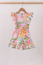 Summer floral print ruffle jumpsuit - ARIA KIDS