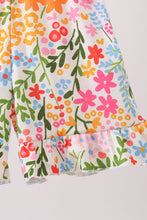 Summer floral print ruffle jumpsuit - ARIA KIDS