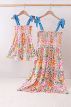 Summer floral print smocked mom&me dress - ARIA KIDS