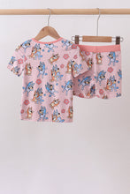 Pink character bamboo 2pc pajama set