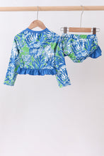 Ocean garden splash ruffle rashguard set - ARIA KIDS