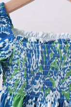 Ocean garden splash ruffle 2pc set - ARIA KIDS