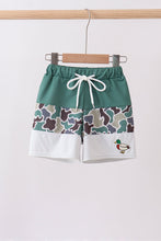 Camouflage duck embroidery swim trunks - ARIA KIDS