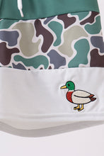 Camouflage duck embroidery swim trunks - ARIA KIDS