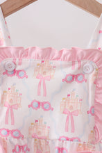 Pink bow castle ruffle bubble - ARIA KIDS
