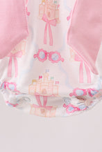 Pink bow castle ruffle bubble - ARIA KIDS