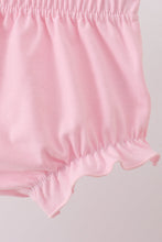 Pink bow castle ruffle bloomer set - ARIA KIDS