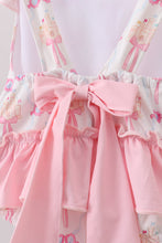 Pink bow castle ruffle one-piece swimsuit - ARIA KIDS
