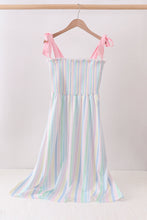 Rainbow stripe smocked dress - ARIA KIDS
