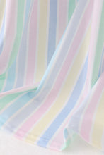 Rainbow stripe smocked dress - ARIA KIDS