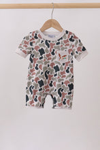 Camo Duck Embroidered Romper