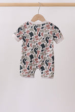 Camo Duck Embroidered Romper