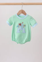 Green Castle Applique Bubble - ARIA KIDS