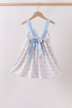 Blue Hydrangea Bow Dress