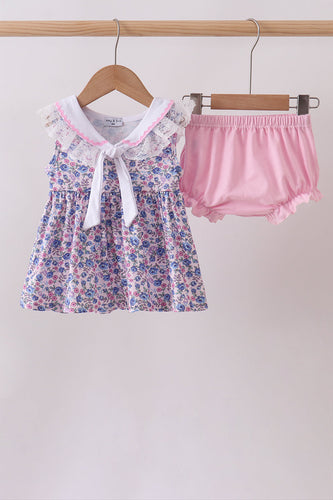 Floral Lace Bloomer Set - ARIA KIDS